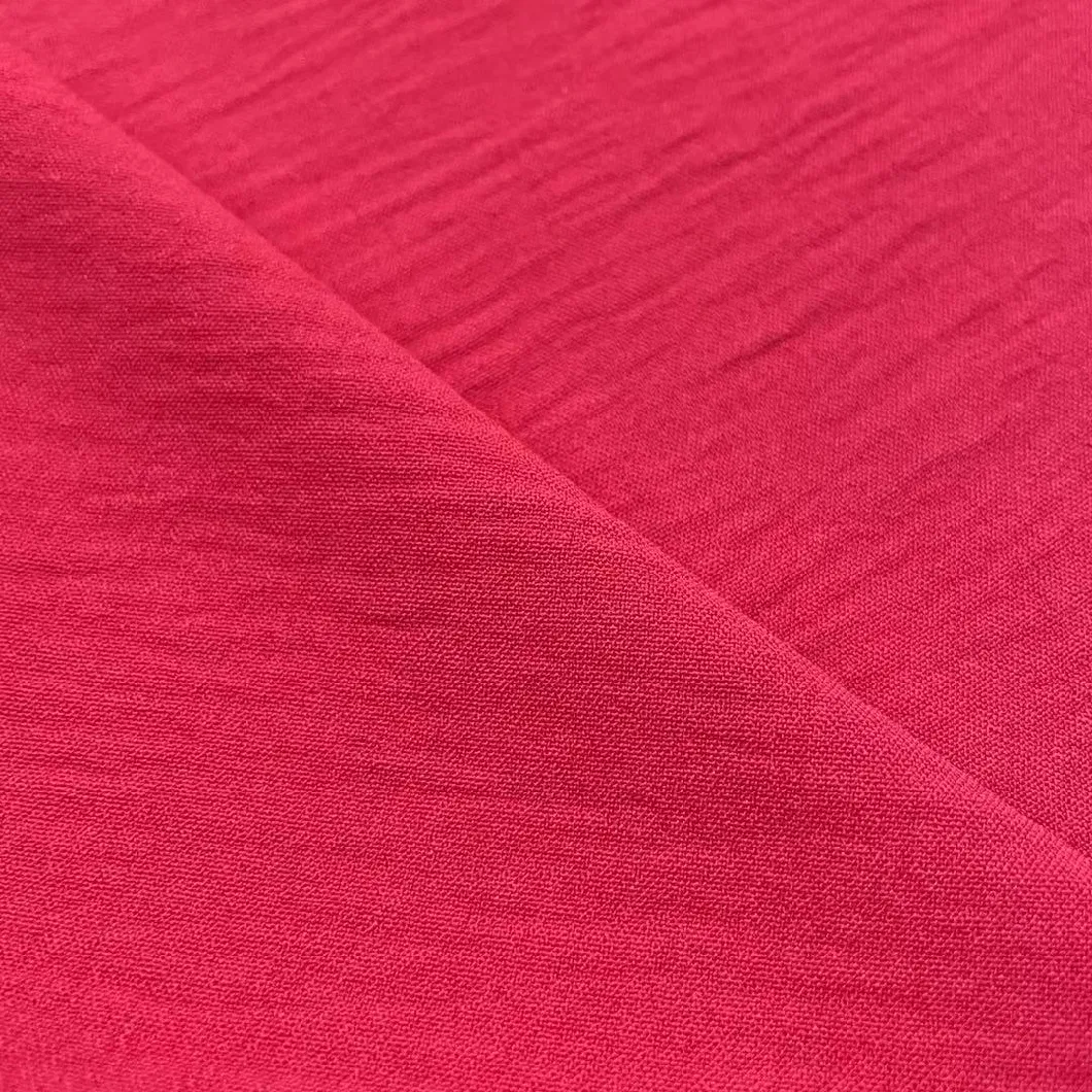 160GSM Plain Print Cey Fabric 100% Polyester Crepe Fabric