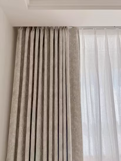 2023 Neuer minimalistischer moderner Jacquard-Vorhangstoff für Wohnzimmer und Schlafzimmer