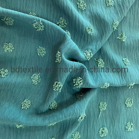 100 % Polyester-Jacquard-Stoff Cey Circular Cutting Flowers Stoff für Kleidungsstücke