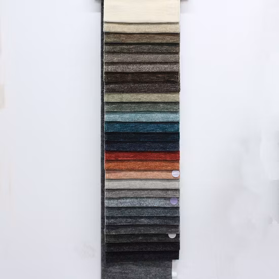 Chenille- und Jacquard-Polyester-Sofastoff für Heimtextilien und Stühle